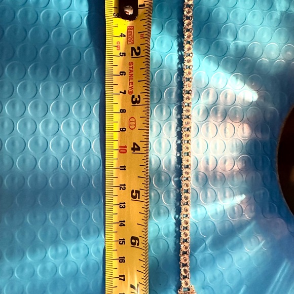 Silver & Crystal Tennis Bracelet - Picture 5 of 6